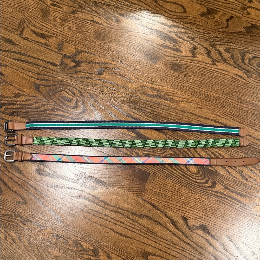 Janie and Jack 3 Belts size 6-8